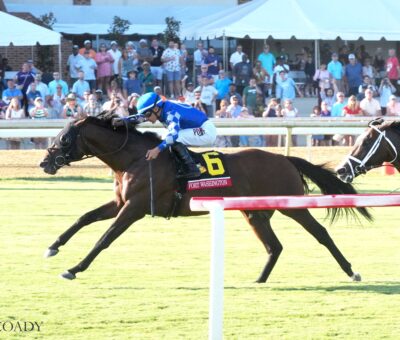 Fort Washington, horse White Birch Farm, Arlington Million, sábado, 9 de agosto de 2025, Colonial Downs. Foto: Coady Media