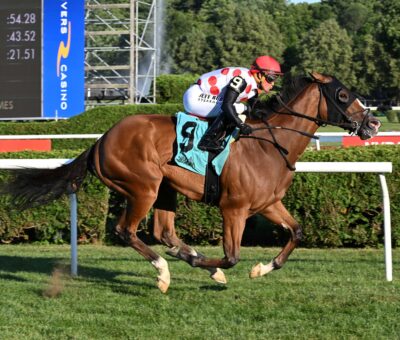 Bring TheBand Home, horse, Live Oak Plantation, Troy Stakes, sábado, 3 de agosto de 2025, Saratoga. Foto: Coglaniese Photo