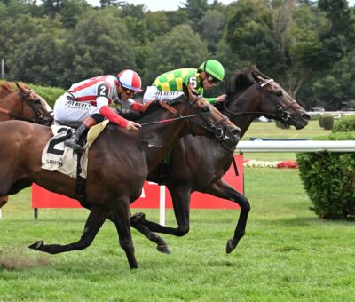 Donegal Momentum, horses, Uncle Mo, Bernard Baruch Hándicap, viernes, 29 de agosto de 2025, Saratoga. Foto: Coglaniese Photo