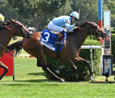 May Day Ready, horse, Lake Placid Stakes, sábado, 23 de agosto de 2025, Saratoga. Foto: Coglaniese Photo