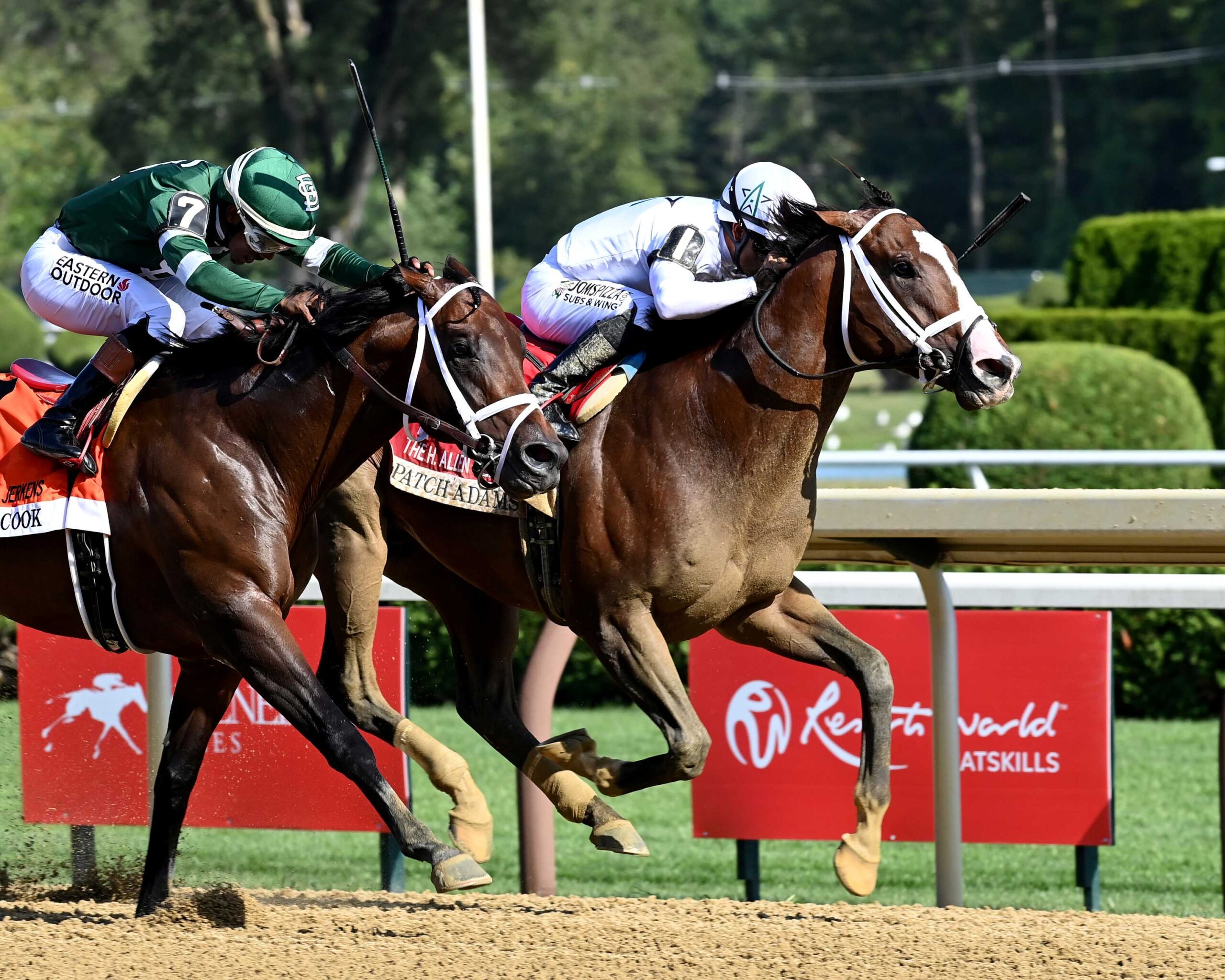 Patch Adams, horses, WinStar Farm, H. Allen Jerkens Stakes, sábado, 23 de agosto de 2025, Saratoga. Foto: Coglaniese Photo