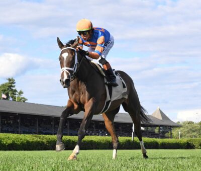 Time To Dream, horses, Repole Stable, P. G. Johnson Stakes, miércoles, 27 de agosto de 2025, Saratoga. Foto: Coglaniese Photo & Chelsea Durand