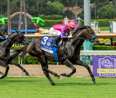 Johannes, Horses, Nyqyuist, City of Hope Mile Stakes, sábado, 27 de septiembre de 2025, Santa Anita Park. Foto: Benoit Photo