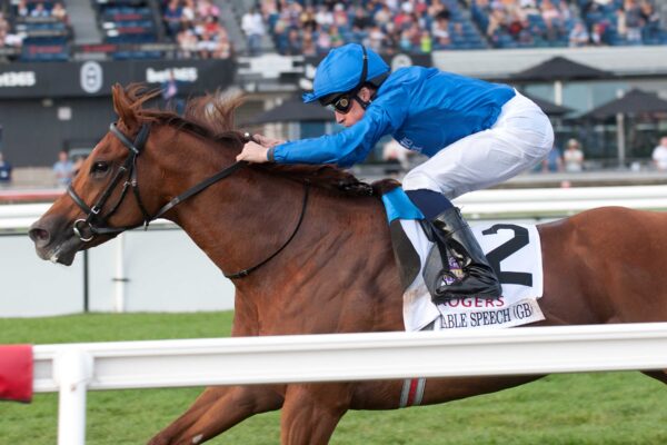 Notable Speech, horse, Godolphin, Rogers Woodbine Mile Stakes, sábado, 13 de septiembre de 2025, Woodbine. Michael Burns Photography & Woodbine