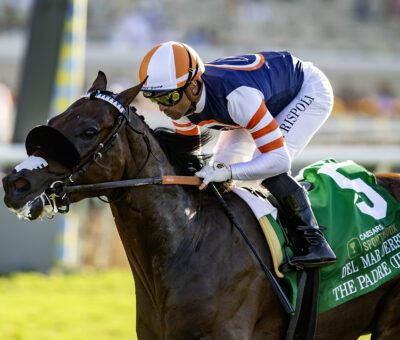 The Padre, Horses, Ghaiyyath, Caesars Sportsbook Del Mar Derby, domingo, 31 de agosto de 2025, Del Mar. Foto: Benoit Photo