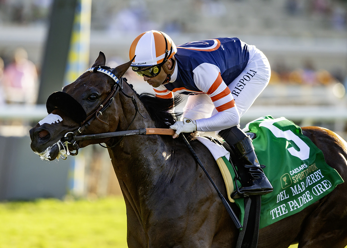 The Padre, Horses, Ghaiyyath, Caesars Sportsbook Del Mar Derby, domingo, 31 de agosto de 2025, Del Mar. Foto: Benoit Photo