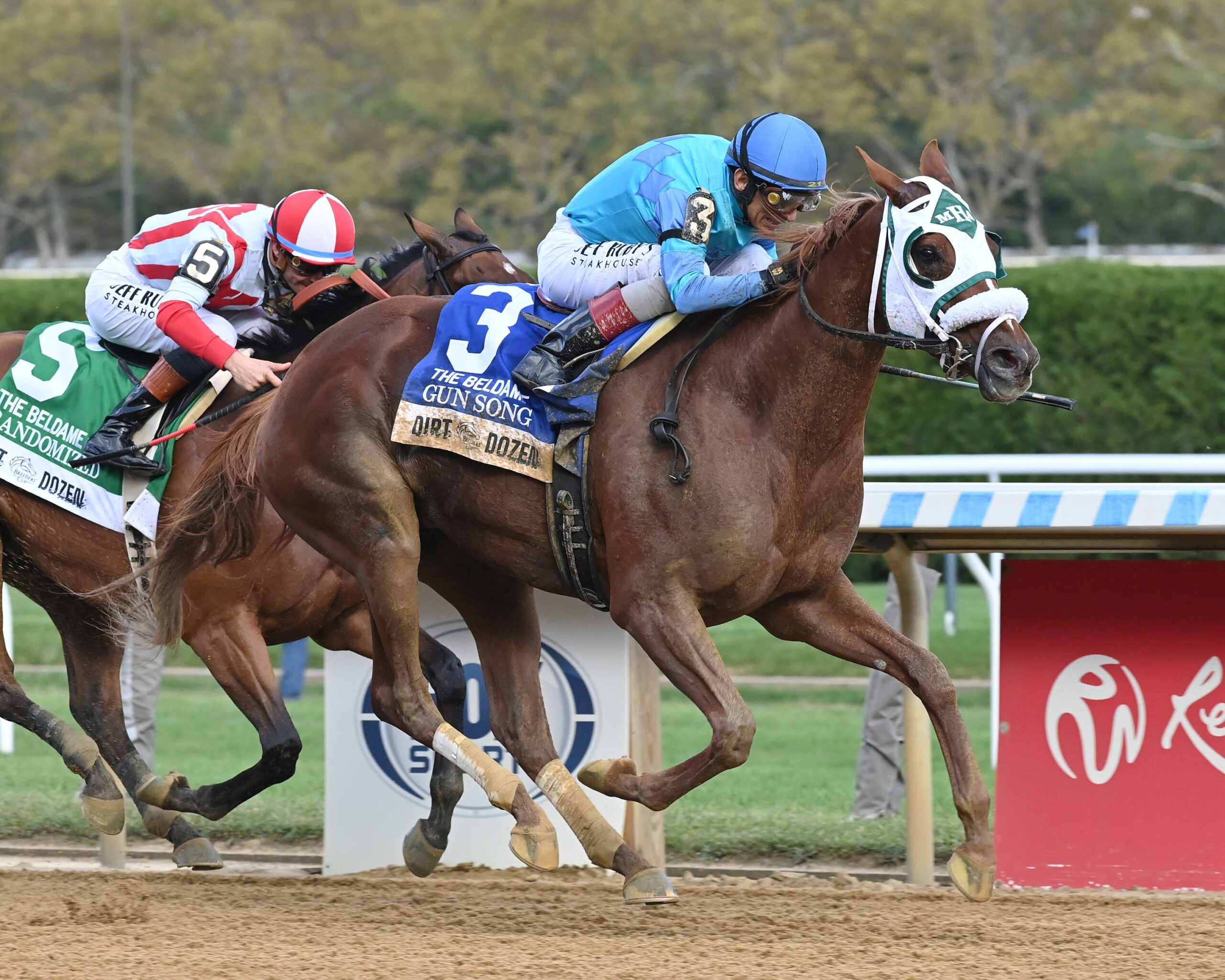 Gun Song, horse, Gun Runner, Beldame Stakes, viernes, 26 de septiembre de 2025, Aqueduct. Foto: Coglaniese Photo