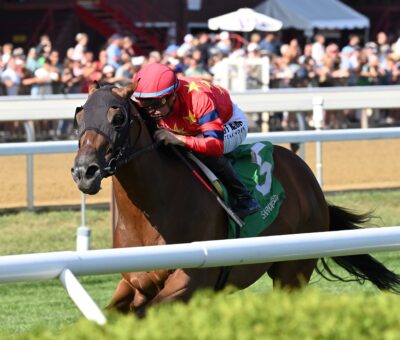 Twenty Six Black, horse, War Dancer, Prioress Stakes, domingo, 31 de agosto de 2025, Saratoga. Foto: Coglaniese Photo & Chelsea Durand
