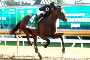Gin Gin, horse, Calumet Farm, Juddmonte Spinster Stakes, domingo, 4 de octubre de 2024, Keeneland. Foto: @coadymediaUSA