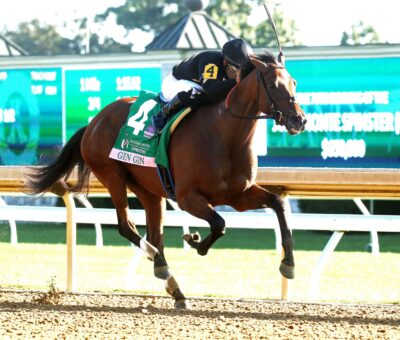 Gin Gin, horse, Calumet Farm, Juddmonte Spinster Stakes, domingo, 4 de octubre de 2024, Keeneland. Foto: @coadymediaUSA