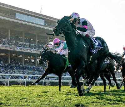 Balantina, horse, Ten Sovereigns, Breeders Cup Juvenile Fillies Turf, viernes, 31 de octubre de 2025, Del Mar. Foto: Sportswire