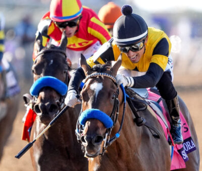 Súper Corredora, horse, Gun Runner, Breeders Cup Juveline Fillies, viernes, 31 de octubre de 2025, Del Mar Racing. Foto: Sportswire