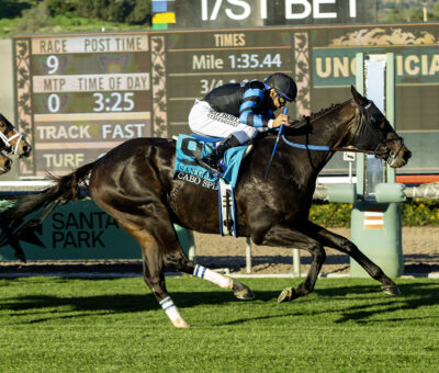 Cabo Spirit, Horses, Pioneerof The Nile, San Gabriel Stakes, domingo, 28 de diciembre de 2025, Santa Anita Park. Foto: Benoit Photo