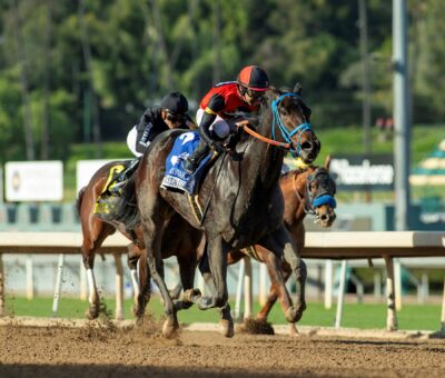 Margarita Girl, horses, Twirling Candy, Las Flores Stakes, domingo, 11 de enero de 2026, Santa Anita Park. Foto: Benoit Photo