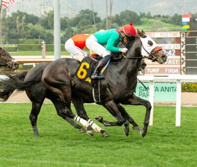 Gran Oriente, horses, Classic Empire, Allowance Optional Claiming, viernes, 23 de enero de 2026, Santa Anita Park. Foto: Benoit Photo