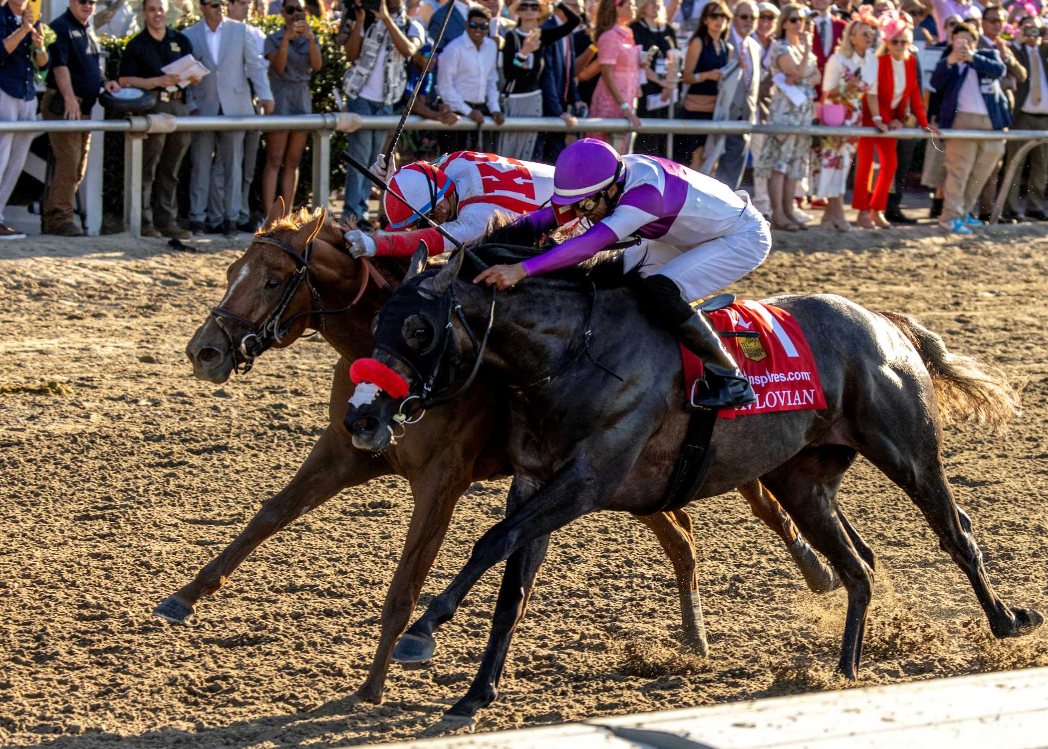 Emerging Market, horses, Klaravich Stables, Lousiana Derby, sábado, 21 de marzo de 2026, Fair Grounds. Foto: Hodges Photography