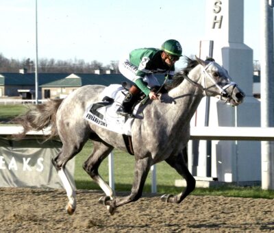 Fulleffort, horse, Starlight Racing, Jeff Ruby Stakes, sábado, 21 de marzo de 2026, Turfway Park. Foto: Coady Media