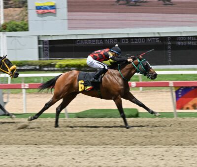 Mother Carmen, horse, The Great War, Clásico Eduardo Larrazábal, domingo, 15 de marzo de 2026, La Rinconada. Foto: José Antonio Aray