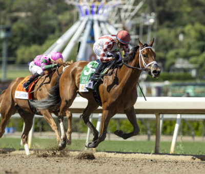 Meaning, horses, Gun Runner, Santa Anita Oaks, sábado, 4 de abril de 2026, Santa Anita Park. Foto: Benoit Photo