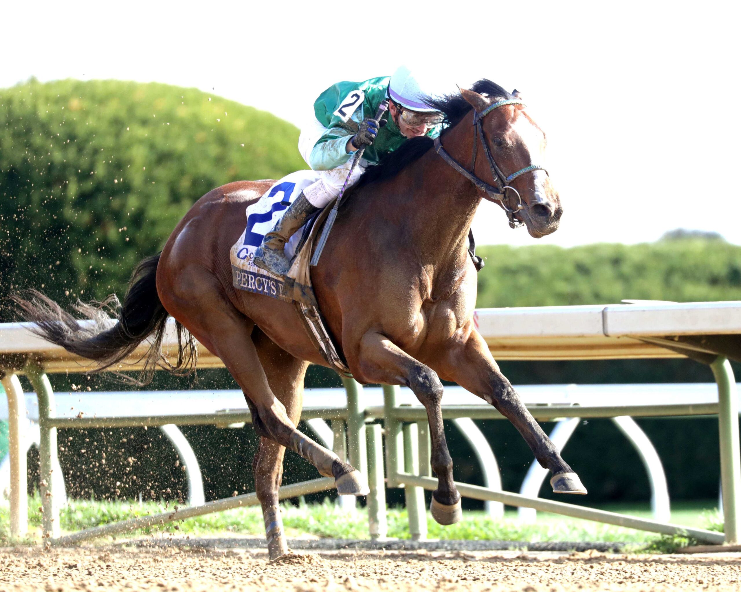Percy´s Bar, horse, Upstart, Central Bank Ashland, viernes, 3 de abril de 2026, Keeneland. Foto: Coady Photo