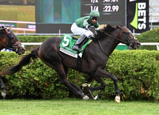 Deterministic, horse, Liam´s Map, Manhattan Stakes, sábado, 6 de junio de 2026, Saratoga. Foto: Coglaniese Photo