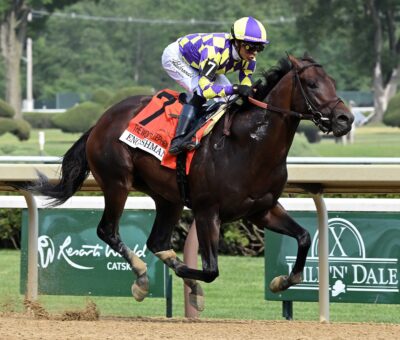 Englishman, horses, Maxfield, Woody Stephens Stakes, sábado, 6 de junio de 2026, Saratoga. Foto: Coglianese Photo