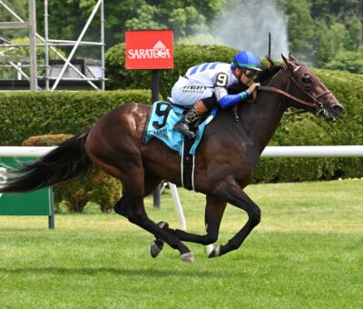 West End Kid, horses, Twirling Candy, Penninne Ridge Stakes, jueves, 4 de junio de 2026, Saratoga. Foto: Coglianese Photo