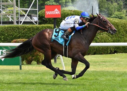 West End Kid, horses, Twirling Candy, Penninne Ridge Stakes, jueves, 4 de junio de 2026, Saratoga. Foto: Coglianese Photo