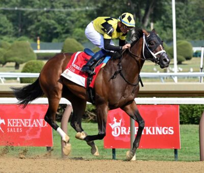 Maida, horse, Improbable, Honorable Miss Hándicap, domingo, 26 de julio de 2026, Saratoga. Foto: Coglaniese Photo