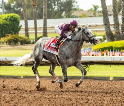 Sweet Azteca, Horses, Sharp Azteca, Great Lady M Stakes, sábado, 4 de julio de 2026, Los Alamitos. Foto: Benoit Photo