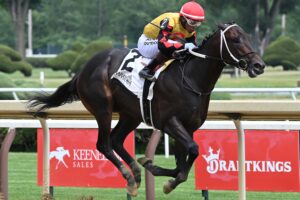 Booked, horse, Yaupon, Sanford Stakes, sábado, 4 de julio de 2026, Saratoga. Foto: Coglaniese Photo