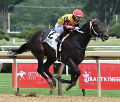 Booked, horse, Yaupon, Sanford Stakes, sábado, 4 de julio de 2026, Saratoga. Foto: Coglaniese Photo
