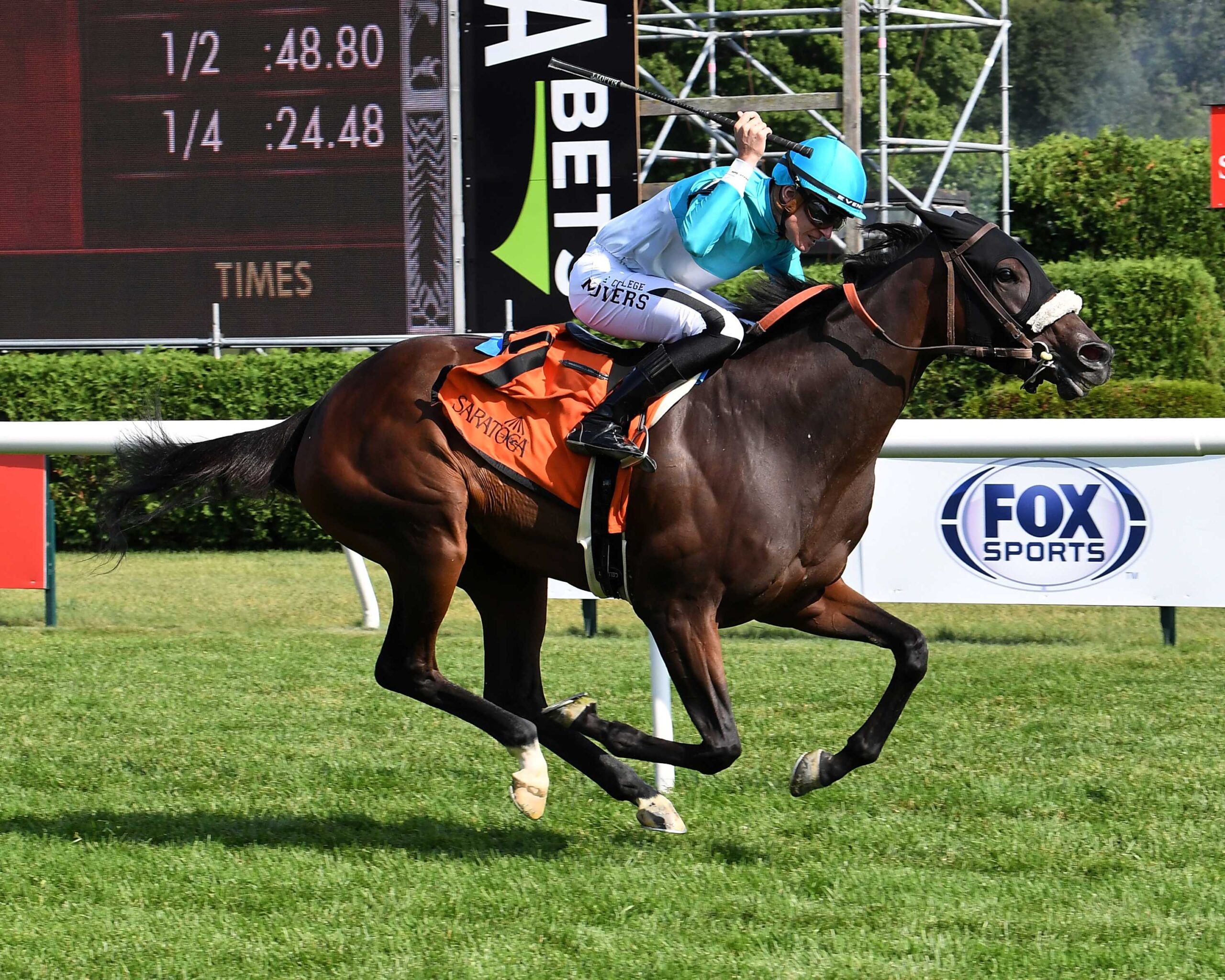 Cosmic Candy Girl, horse, Twirling Candy, Suzie O´Cain Stakes, jueves, 23 de julio de 2026, Saratoga. Foto: Coglaniese Photo