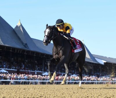 Counting Stars, horse, West Point Thoroughbreds,Coaching Club American Oaks, sábado, 25 de julio de 2026, Saratoga. Foto: Coglaniese Photo