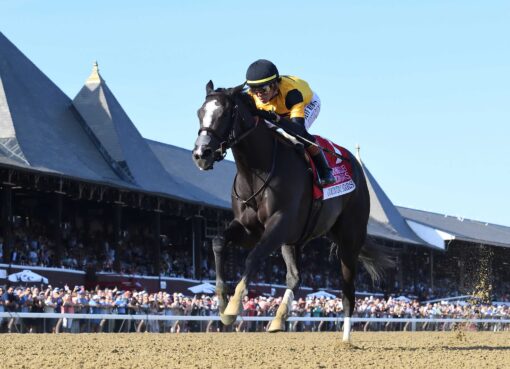 Counting Stars, horse, West Point Thoroughbreds,Coaching Club American Oaks, sábado, 25 de julio de 2026, Saratoga. Foto: Coglaniese Photo
