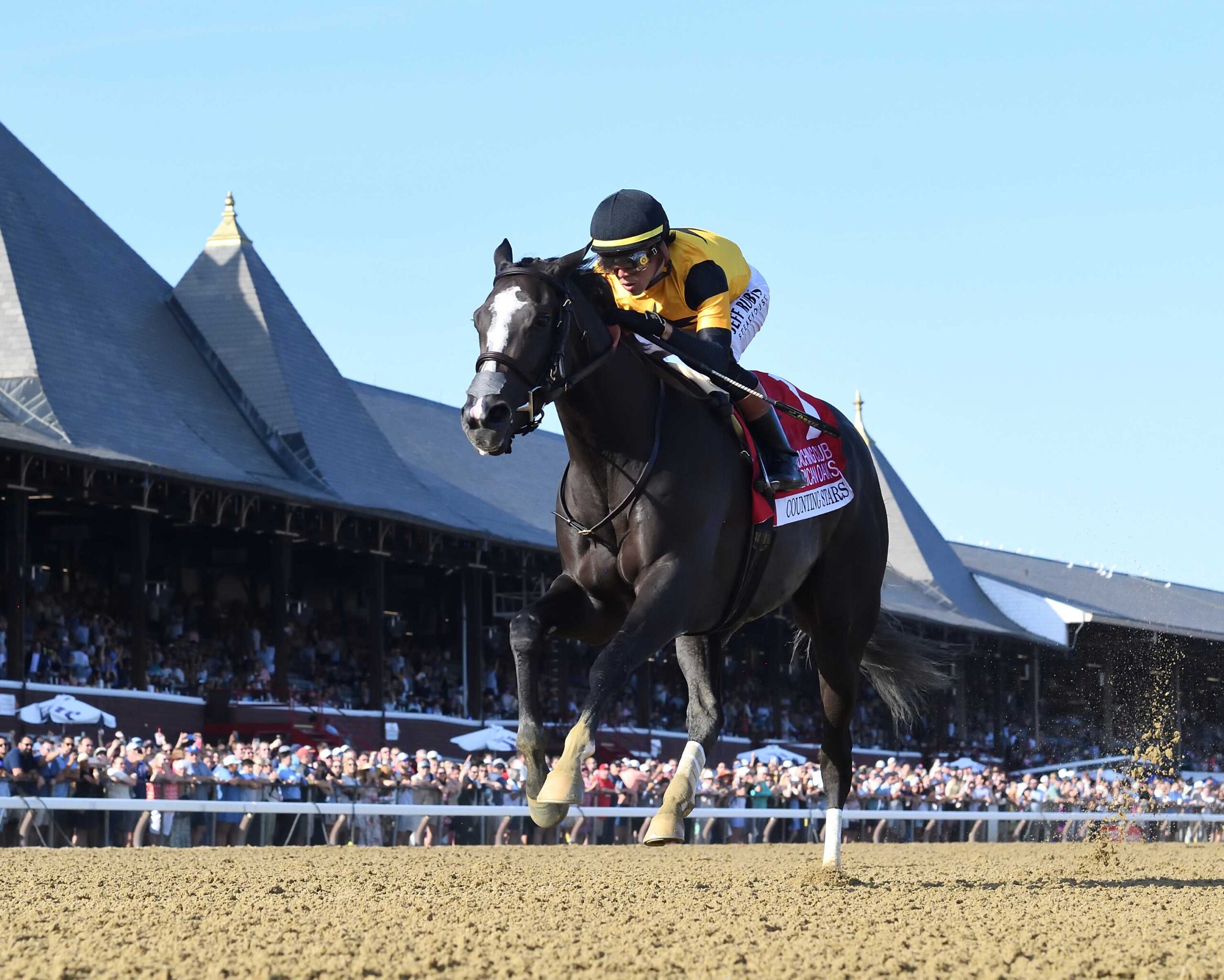 Counting Stars, horse, West Point Thoroughbreds,Coaching Club American Oaks, sábado, 25 de julio de 2026, Saratoga. Foto: Coglaniese Photo