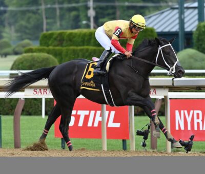 Harper´s Corner, horse, Speaker´s Corner, Schuylerville Stakes, viernes, 3 de julio de 2026, Saratoga. Foto: Coglaniese Photo