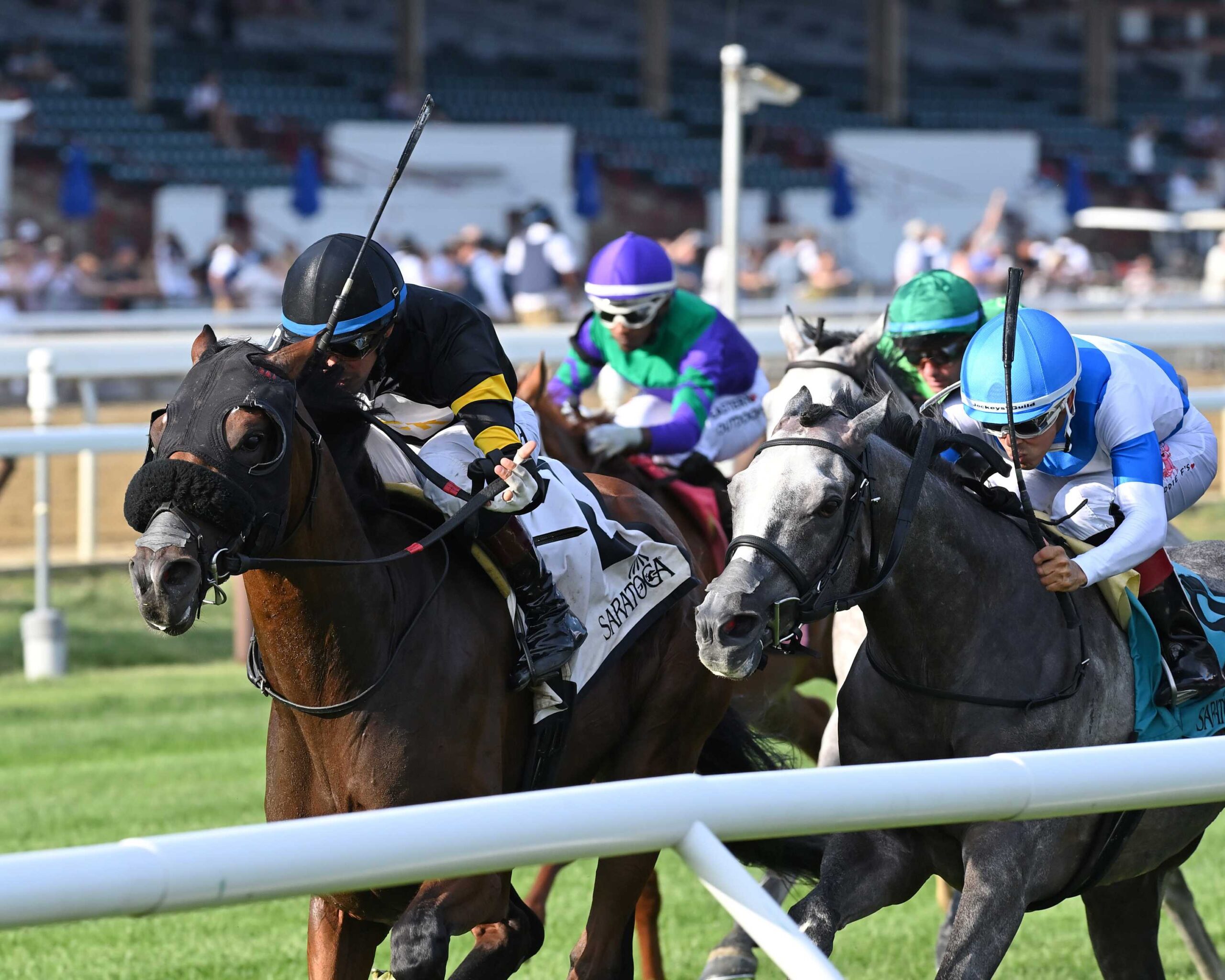 Heeere´s Johnny, horses, Óscar Perfomance, Saranac Stakes, viernes, 3 de julio de 2026, Saratoga. Foto: Coglaniese Photo & Chelsea Durand