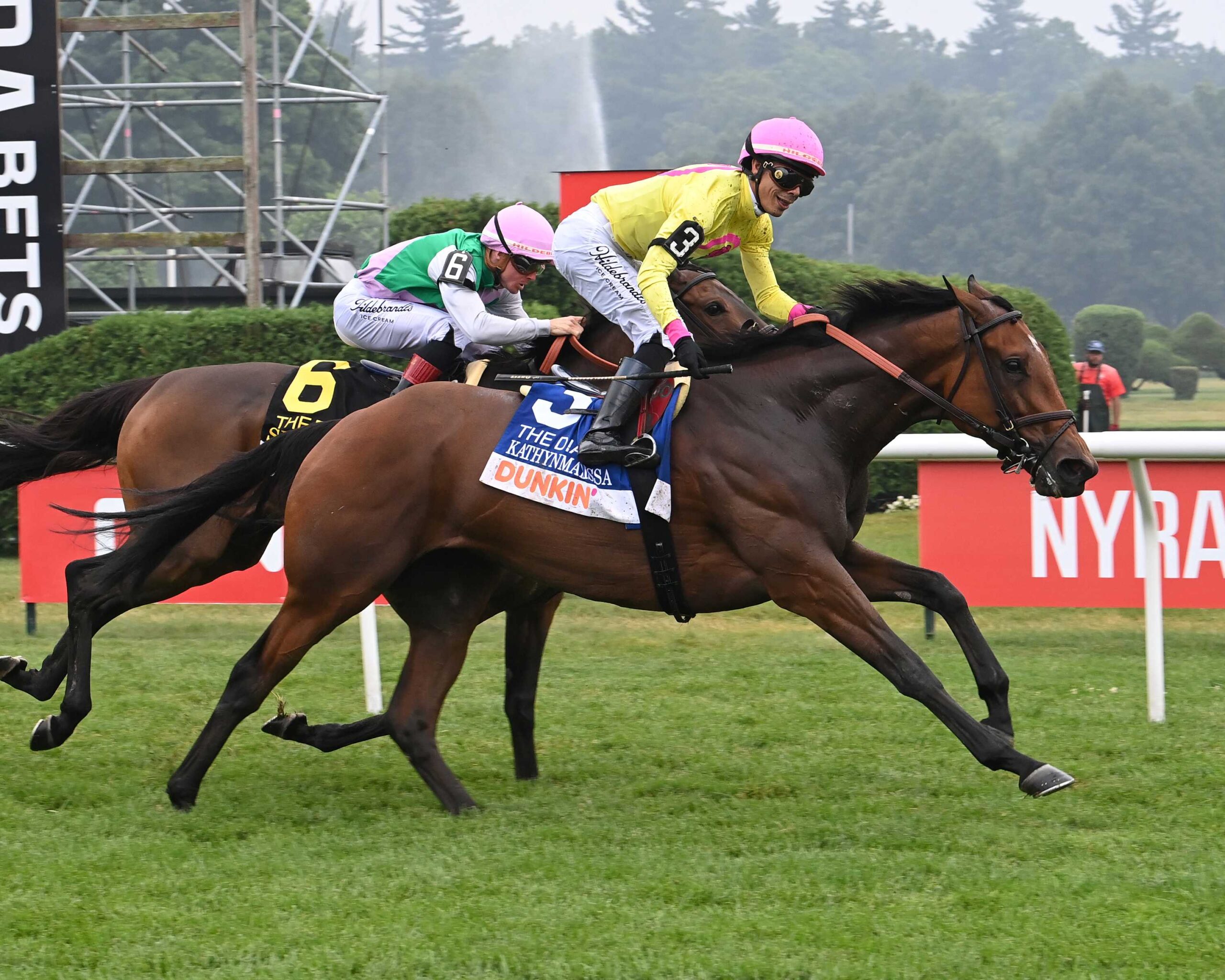 Kathynmarissa, horses, Don Alberto Corporation, Dunkin´ Diana Stakes, sábado, 18 de julio de 2026, Saratoga. Foto: Coglianese Photo