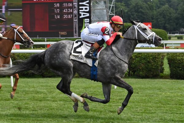 Movin´On Up, horses, Kenneth Ramsey, Caress Stakes, sábado, 11 de julio de 2026, Saratoga. Foto: Coglaniese Photo