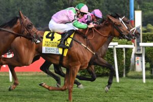 Ole Crazy Bone, horse, Ghostzapper, Bowling Green Stakes, sábado, 11 de julio de 2026, Saratoga. Foto: Coglaniese Photo