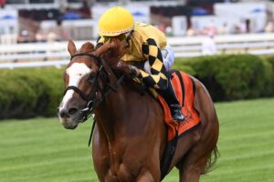 To A Flame, horses, Justify, Wild Applause Stakes, viernes, 3 de septiembre de 2026, Saratoga. Foto: Coglaniese Photo & Chelsea Durand