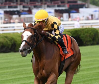 To A Flame, horses, Justify, Wild Applause Stakes, viernes, 3 de septiembre de 2026, Saratoga. Foto: Coglaniese Photo & Chelsea Durand