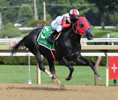 Buttah, horse, Leofric, John Morrissey, jueves, 6 de julio de 2026, Saratoga. Foto: Coglaniese Photo