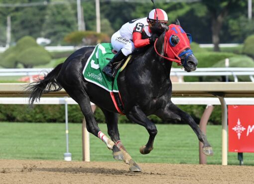 Buttah, horse, Leofric, John Morrissey, jueves, 6 de julio de 2026, Saratoga. Foto: Coglaniese Photo