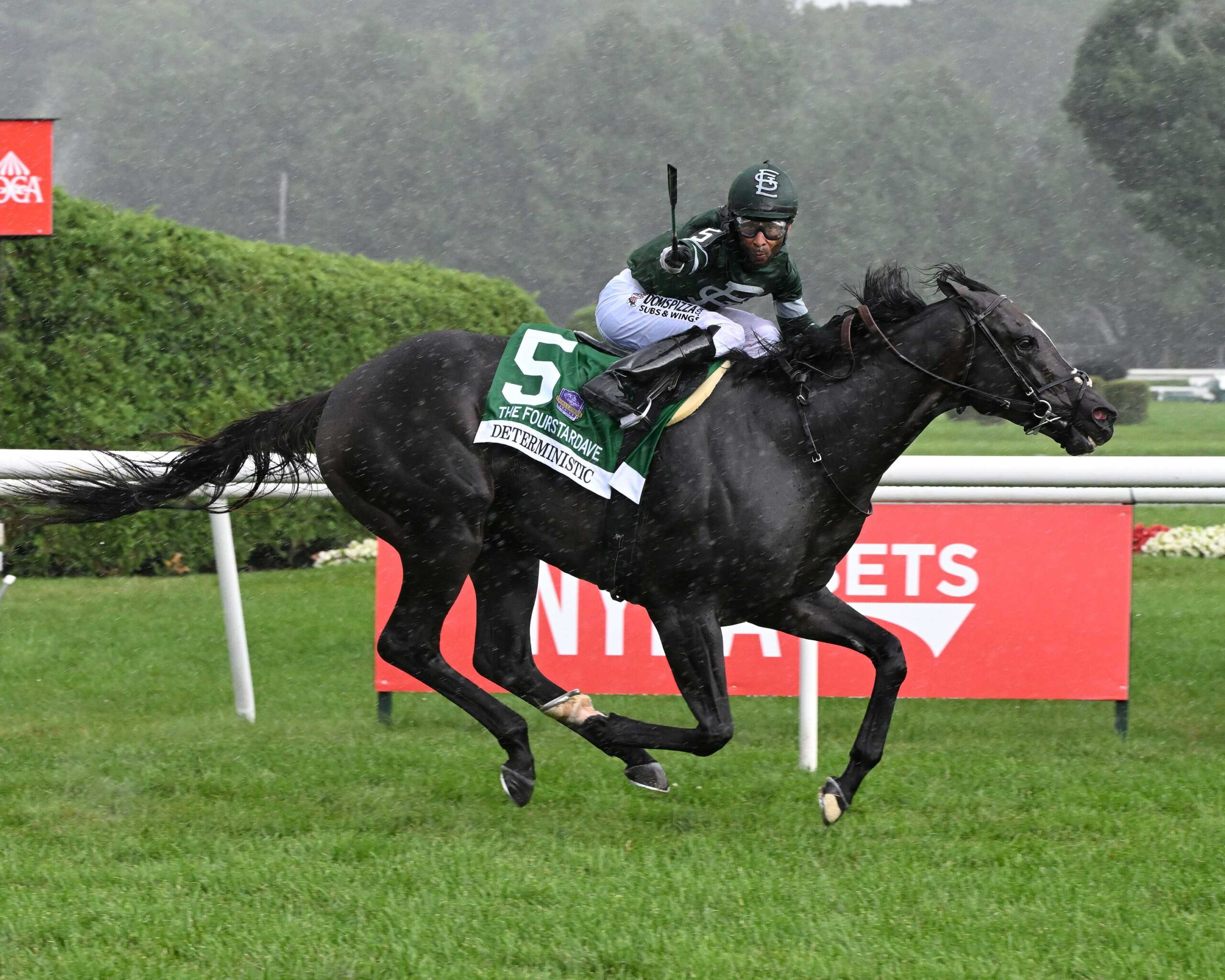 Deterministic, horse, Liam´s Map, Fourstardave Handicap, sábado, 2 de agosto de 2025, Saratoga. Foto: Coglaniese Photo