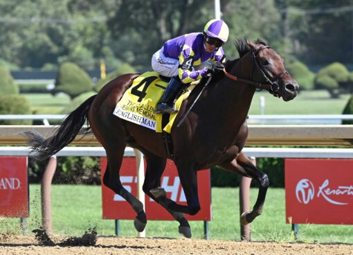 Englishman, horses, Maxfield, H. Allen Jerkens Memorial Stakes, sábado, 29 de agosto de 2026, Saratoga. Foto: Coglianese Photo