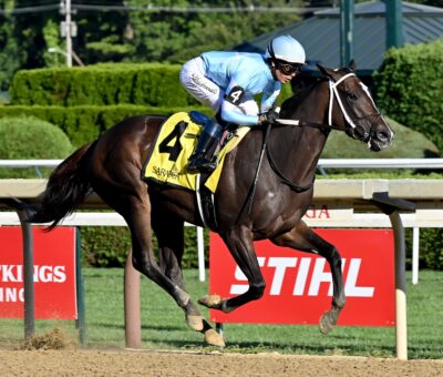 Iron Orchard, horse, Authentic, Fleet Indian Stakes, viernes, 21 de agosto de 2026, Saratoga. Foto: Coglaniese Photo