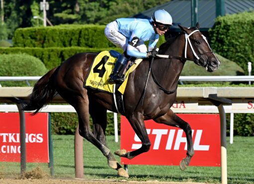 Iron Orchard, horse, Authentic, Fleet Indian Stakes, viernes, 21 de agosto de 2026, Saratoga. Foto: Coglaniese Photo