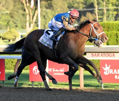 Leading Change, horse, WinStar Farm, Travers Stakes, sábado, 29 de agosto de 2026, Saratoga. Foto: Coglaniese Photo